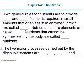 A quiz for Chapter 34