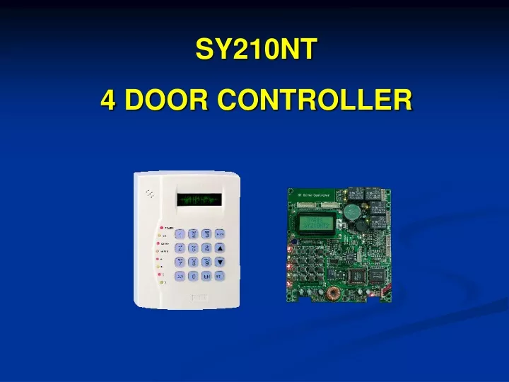 sy210nt 4 door controller