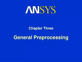 General Preprocessing