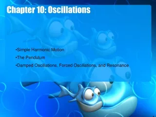 Chapter 10: Oscillations