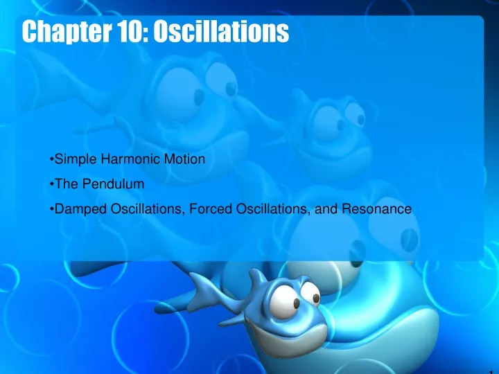 chapter 10 oscillations