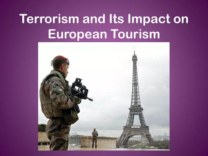 terrorism and its impact on european tourism