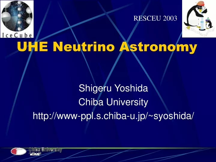 uhe neutrino astronomy