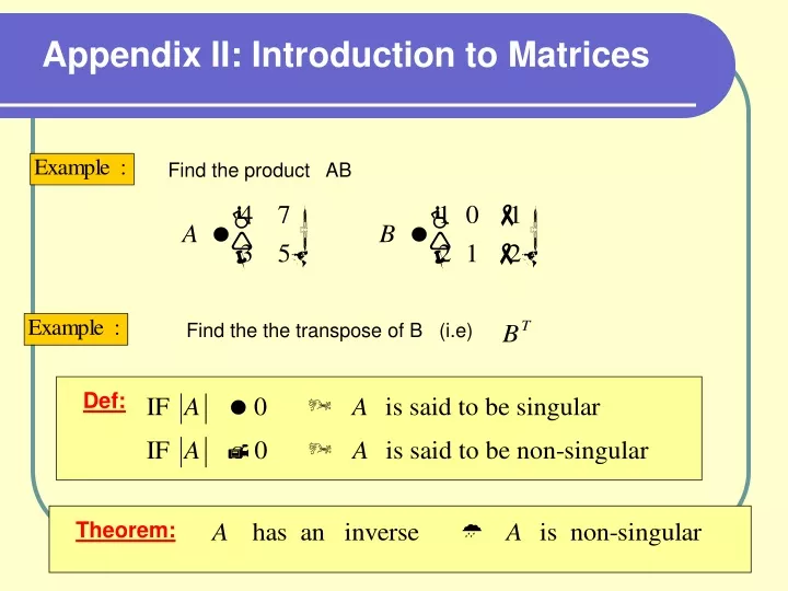 appendix ii introduction to matrices