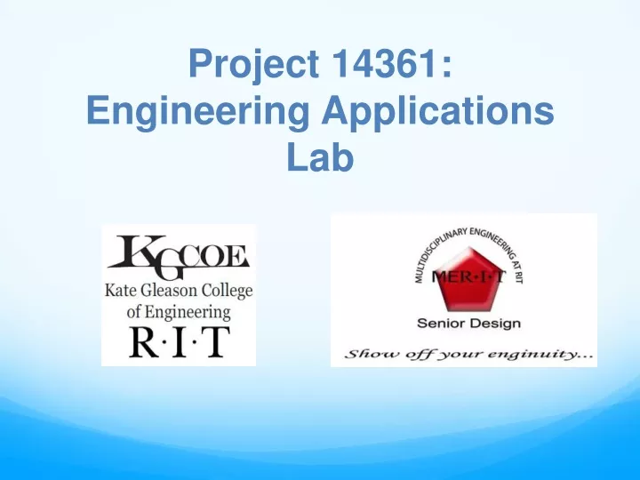 project 14361 engineering applications lab