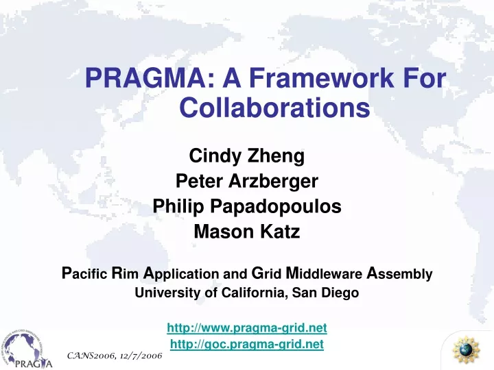 pragma a framework for collaborations