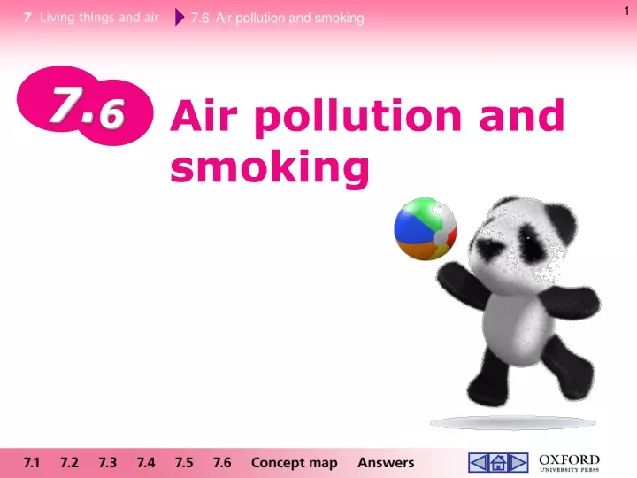 air pollution and smoking