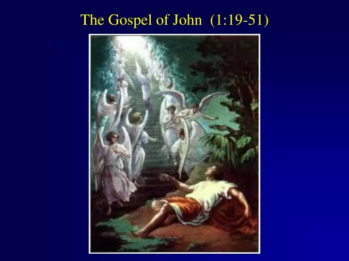 the gospel of john 1 19 51