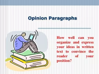 Opinion Paragraphs