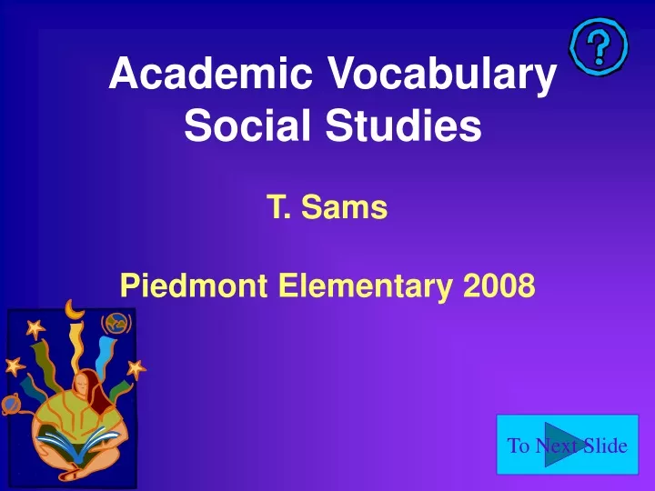 academic vocabulary social studies