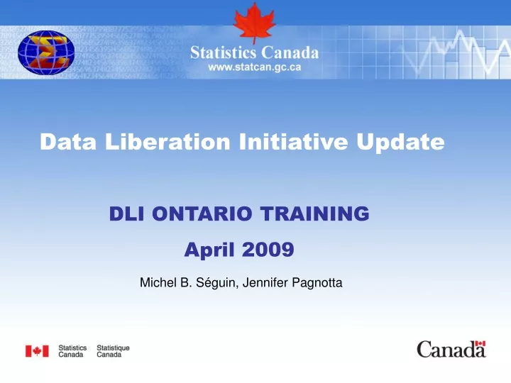 data liberation initiative update