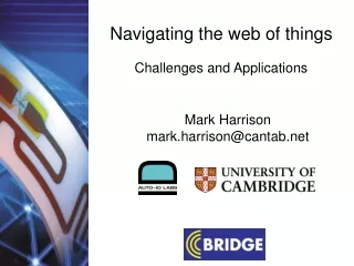 Navigating the web of things Challenges and Applications