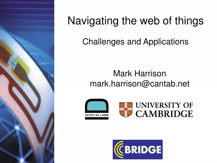 navigating the web of things challenges