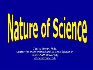 Nature of Science