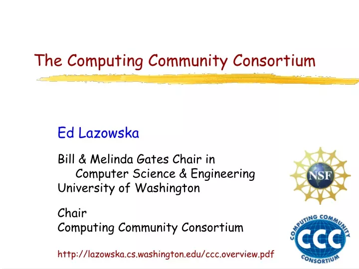the computing community consortium