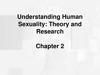 Understanding Human Sexuality: Theory and Research Chapter 2