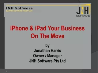 iPhone &amp; iPad Your Business  On The Move