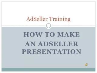 AdSeller Training