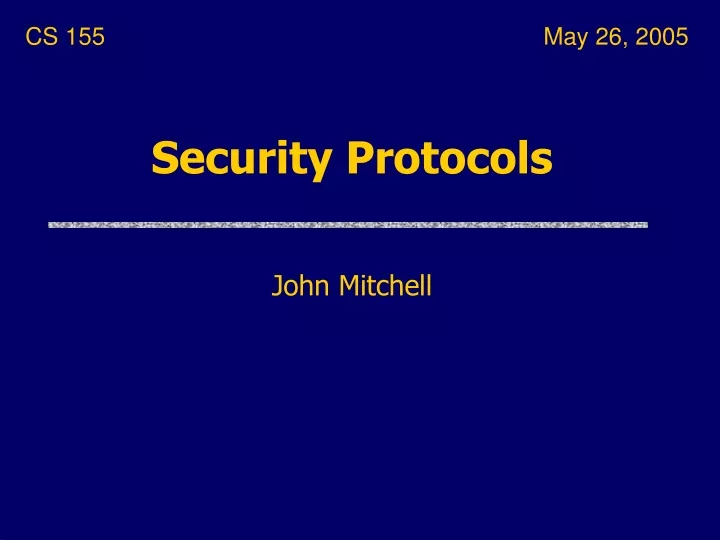 security protocols