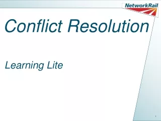 Conflict Resolution