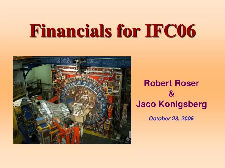 financials for ifc06