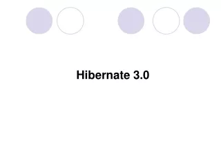 Hibernate 3.0