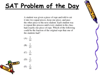 SAT Problem of the Day