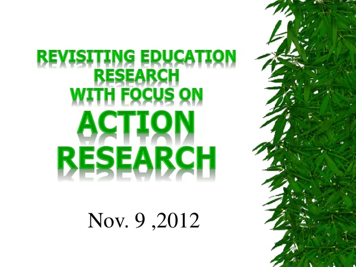 revisiting education research with focus