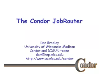 The Condor JobRouter