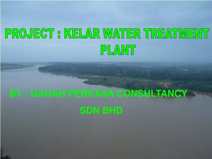 project kelar water treatment plant