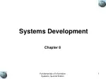 Systems Development - slide 1