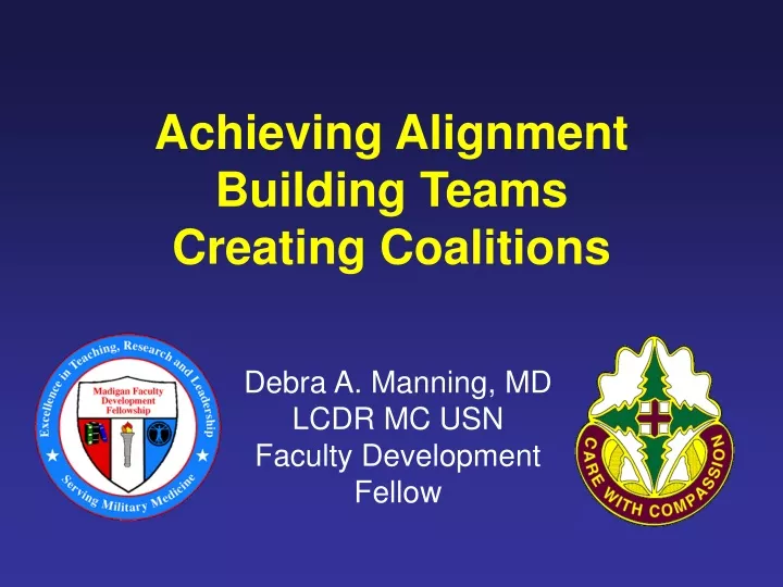 achieving alignment building teams creating coalitions