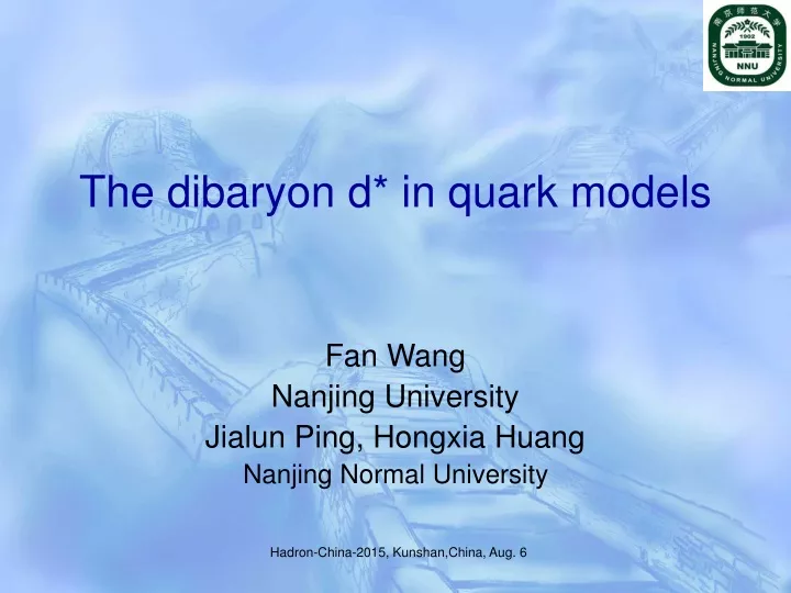 the dibaryon d in quark models