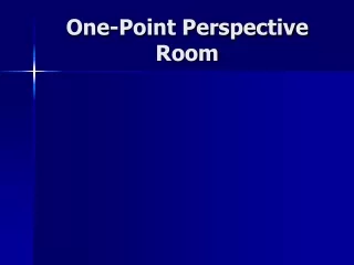 One-Point Perspective Room