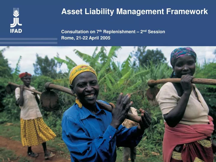 asset liability management framework consultation