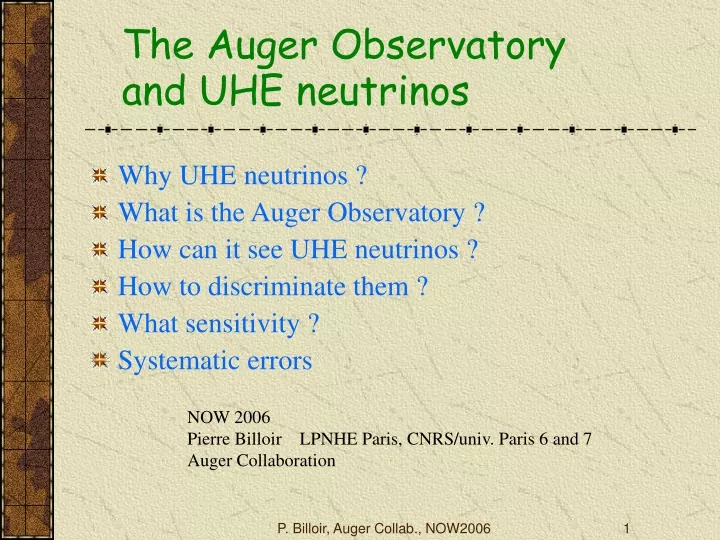 the auger observatory and uhe neutrinos
