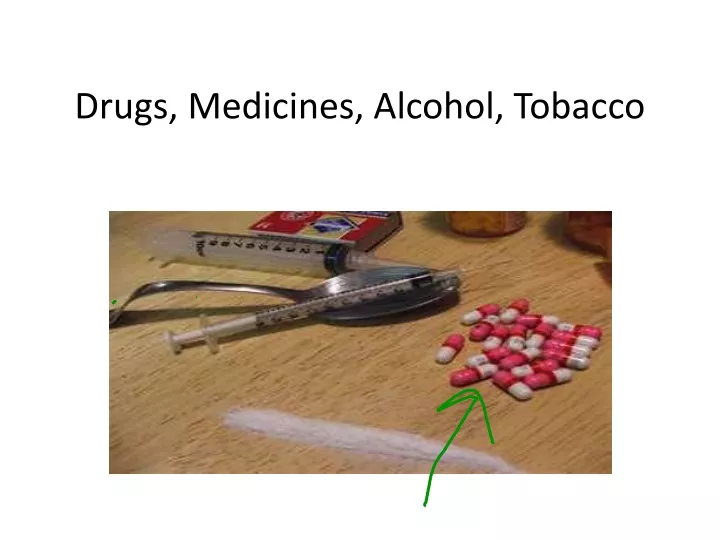 drugs medicines alcohol tobacco