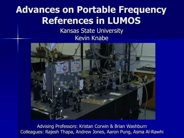 advances on portable frequency references in lumos