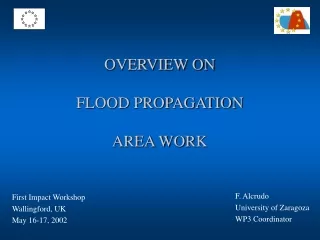 OVERVIEW ON FLOOD PROPAGATION AREA WORK