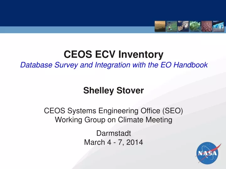 ceos ecv inventory database survey