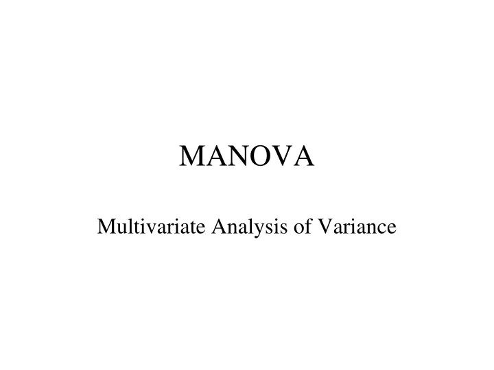 manova