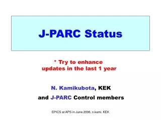 J-PARC Status
