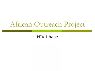 African Outreach Project
