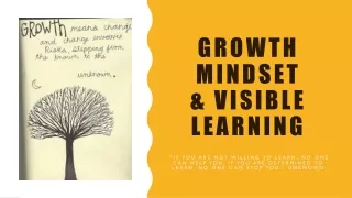 Growth Mindset &amp; Visible learning