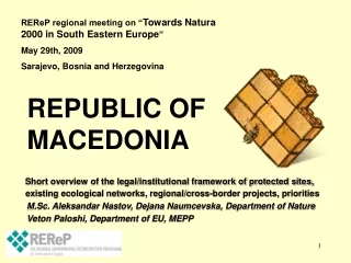 REPUBLIC OF MACEDONIA