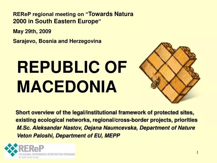 rerep regional meeting on towards natura 2000