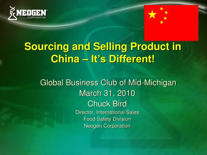 sourcing and selling product in china it s different