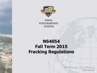 ns4054 fall term 2015 fracking regulations