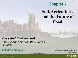 Chapter 7 Soil, Agriculture, and the Future of Food