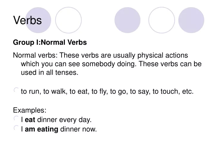 verbs